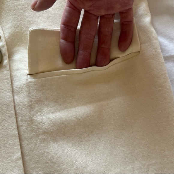 NWT - Old Navy Women’s Size MEDIUM Cream-Colored Blazer - Picture 5 of 12